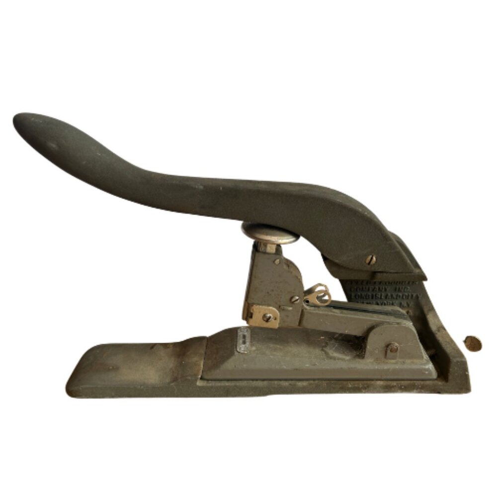 Vintage Speed Product Power Lever 13 Attachment & Multi-sheet Swingline Stapler